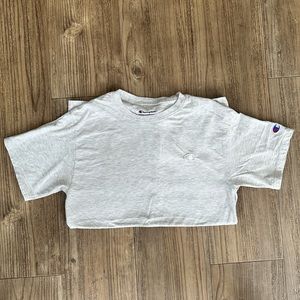 Champion White Plain Tshirt